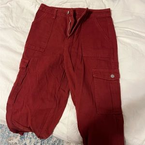 Maroon Cargo pants